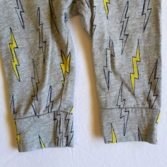 babyGap lightening bolt lightweight joggers pants 6-12 months baby boy - Picture 2 of 5